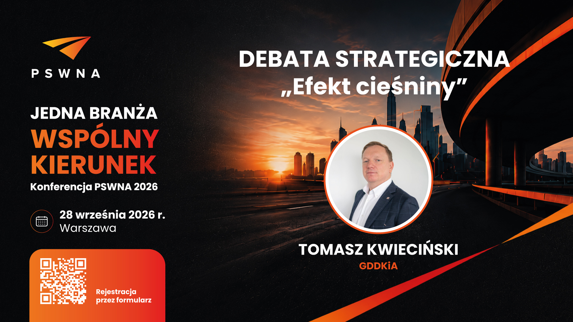 Tomasz Kwieciński – prelegentem na Konferencji PSWNA